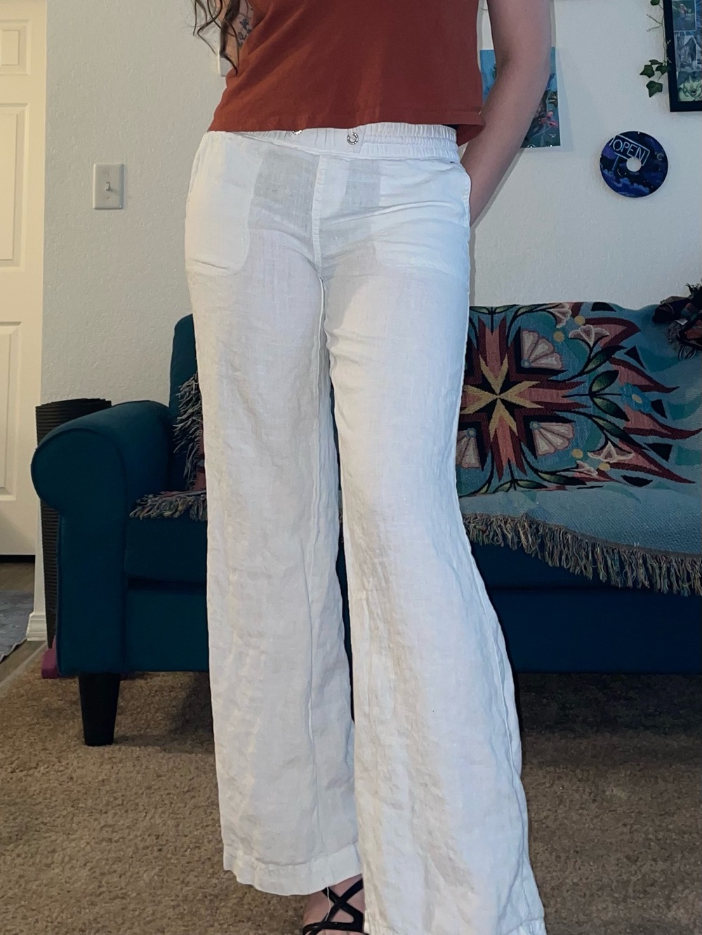 100% Linen I.N.C International Concepts Pants